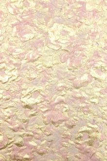 Silk Blend Metallic Cloqué0