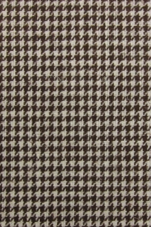 Linen Upholstery Houndstooth 0