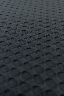 Cotton Stretch Pique in Navy0