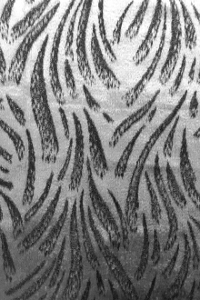 Silk Lurex Panne Velvet in Grey0