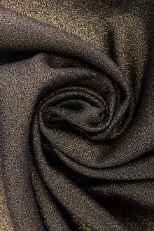Lightweight Silk Blend Metallic Crepe0
