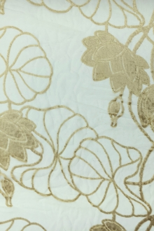 Burnout Velvet on Silk Chiffon (Mint Chiffon)0