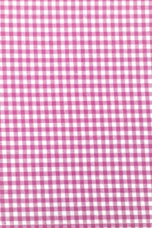 Carolina Cotton Gingham in Fuchsia 0