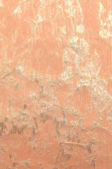 Metallic Silk and Cotton Blend Damask0