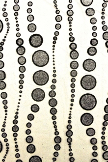 Metallic Flocked Tulle0