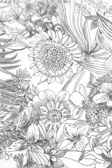 Italian Silk Chiffon With Floral Print0