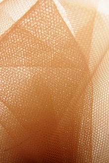 Italian Nylon Tulle in Biscotto1
