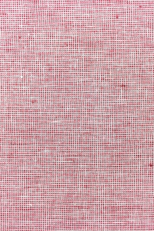 Homespun Two Toned Linen Cotton Blend in Scarlet0