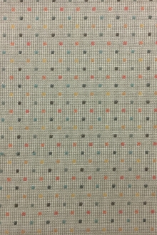 Japanese Cotton Woven Novelty With Little Multicolor Squares 0
