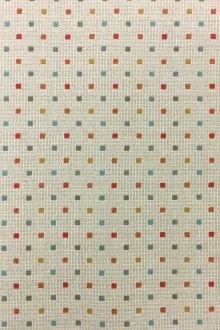 Japanese Cotton Woven Novelty With Little Multicolor Squares 0