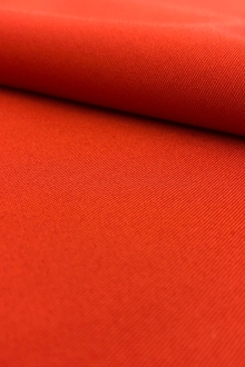 Combed Cotton Fineline Twill in Paprika0