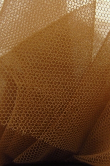 Italian Nylon Tulle in Tabacco1