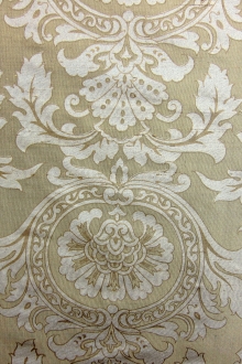 Pure Silk Printed Duppioni0