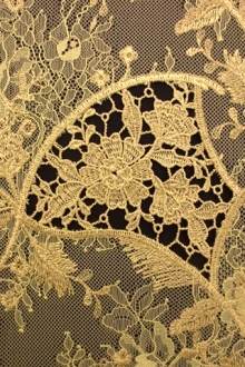Embroidered Chantilly Lace0