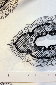 Printed Silk Charmeuse0