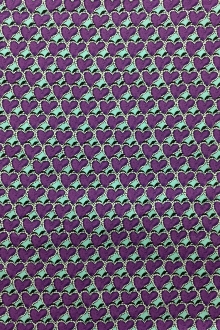 Liberty Of London Cotton Lawn Print with Hearts Repeat0