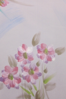 Hand Painted Iridescent Taffeta0