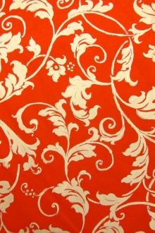 Metallic Printed Light Weight Silk Blend Zibeline0