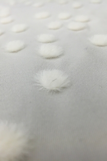 Silk Faille with Polka Dot Flocking0