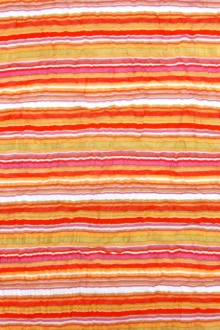 Printed Satin Stripe Chiffon0