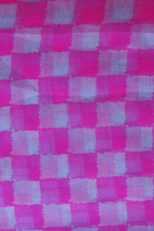 Printed Silk Organza0