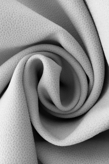 Polyester Stretch Crepe in Light Grey0