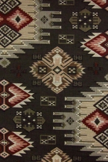 Cotton Blend Upholstery with Woven Native Pattern0