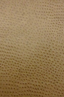 Ostrich Faux Leather in Taupe0