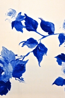 Printed Double Face Silk Satin Panel0