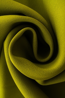 Polyester and Spandex Stretch Crepe in Avocado0