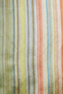 Silk Blend Organza Woven Stripe0