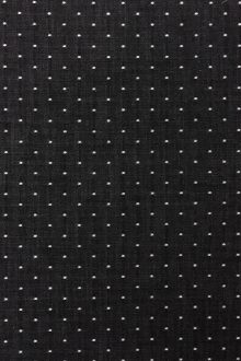Cotton Chambray Dots In Black0