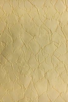 Silk and Polyester Blend Metallic Cloqué Brocade with Cracked Texture0