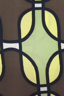 Printed Silk Charmeuse0