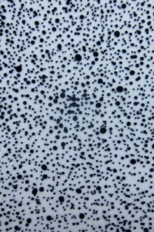 Flocked Tulle (in Navy)0