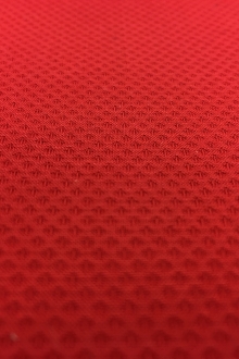 Italian Cotton Lycra Pique in Red0