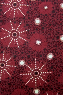 Australian Cotton Print With Aboriginal Motif0