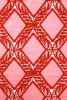 Novelty Embroidered Cut Out Tulle0