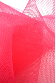 Italian Nylon Tulle in Framboise1