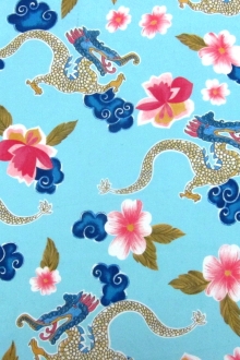 Printed Silk Chiffon0