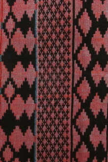 Cotton Doubleface Native Brocade Stripe0