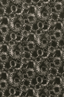 Cotton Broadcloth Print With Spiderwebs Motif0