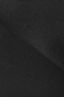 Italian Wool Blend Weather Resistant Gabardine in Black0