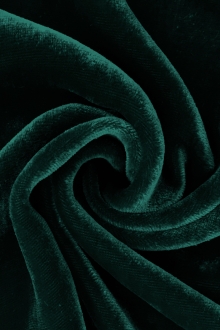 Silk and Rayon Velvet in Teal0