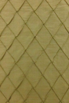 Iridescent Tucked Silk Shantung0