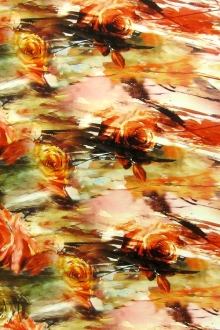 Printed Silk Charmeuse0