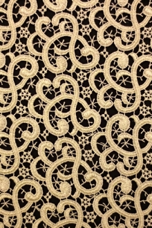 Metallic Guipure Lace0