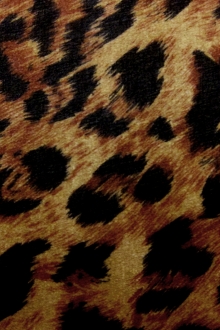 Silk Chiffon in Leopard Print0