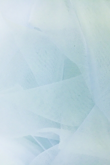 Italian Nylon Stretch Illusion in Cielo0