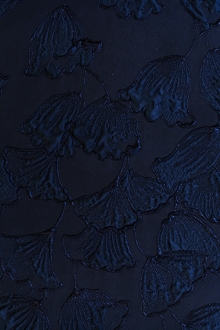 Silk Blend Brocade with Ginkgo Biloba Leaves Jacquard 0